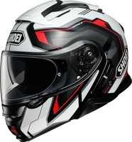 Shoei Neotec 2 Respect Casco,  grigio-bianco-rosso,  dimensione 2XS