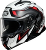 Shoei Neotec 2 Respect Casco,  grigio-bianco-rosso,  dimensione L