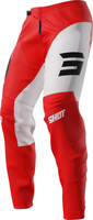 Shot Devo Star Pantaloni da motocross,  bianco-rosso,  dimensione 40 per uomo