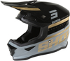 Shot Furious Shining Casco Motocross,  nero,  dimensione M