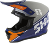 Shot Furious Spirit Casco Motocross,  grigio-blu,  dimensione M
