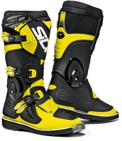 Sidi Flame Bambini Motocross Stivali,  nero-giallo,  dimensione 36