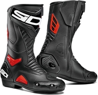 Sidi Performer Stivali da moto,  nero-rosso,  dimensione 43