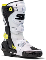 Sidi Rex Stivali da moto,  nero-bianco-giallo,  dimensione 47 per uomo