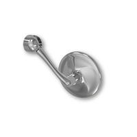 Specchio finale manubrio HIGHSIDER CLASSIC,  argento