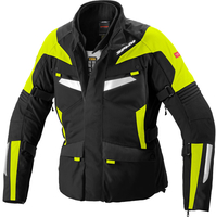 Spidi Alpentrophy H2Out Giacca moto in tessuto,  nero-giallo,  dimensione 2XL