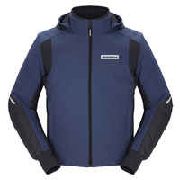 Spidi Armor H2Out Felpa con cappuccio moto,  blu,  dimensione S per uomo
