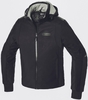 Spidi Armor H2Out Felpa con cappuccio moto,  nero-bianco,  dimensione XL per uomo