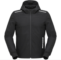 Spidi Armor Light Felpa con cappuccio da moto,  nero,  dimensione S per uomo