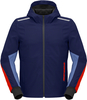 Spidi Armor Light Felpa con cappuccio da moto,  rosso-blu,  dimensione XL per uomo
