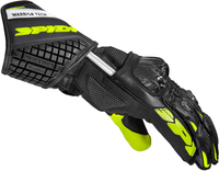 Spidi Carbo 5 Guanti da moto,  nero-giallo,  dimensione XL per uomo