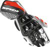 Spidi Carbo Kangaroo Guanti da moto,  nero-rosso,  dimensione 2XL per uomo