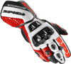 Spidi Carbo Track Evo Guanti da moto,  nero-rosso,  dimensione 3XL per uomo