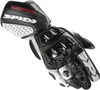 Spidi Carbo Track Evo Guanti moto,  nero-bianco,  dimensione L