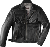 Spidi Clubber Giacca in pelle motociclistica,  nero,  dimensione 50