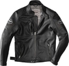 Spidi Clubber Giacca in pelle motociclistica,  nero,  dimensione 56 per uomo