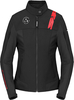 Spidi Corsa Tex Lady Giacca tessile moto,  nero-rosso,  dimensione S per donne