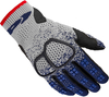 Spidi Cross Knit Tex Guanti da motocross,  blu,  dimensione L per uomo