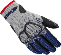 Spidi Cross Knit Tex Guanti da motocross,  blu,  dimensione S per uomo