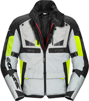 Spidi Crossmaster Giacca tessile moto,  bianco-giallo,  dimensione 5XL