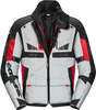 Spidi Crossmaster Giacca tessile moto,  bianco-rosso,  dimensione M per uomo
