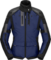 Spidi Crossmaster Giacca tessile moto,  nero-blu,  dimensione M per donne