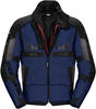 Spidi Crossmaster Giacca tessile moto,  nero-blu,  dimensione M per uomo