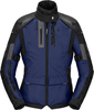 Spidi Crossmaster Giacca tessile moto,  nero-blu,  dimensione XL per donne