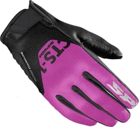 Spidi CTS-1 Guanti da moto da donna,  nero-rosa,  dimensione S per donne