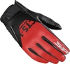 Spidi CTS-1 Guanti da moto da donna,  nero-rosso,  dimensione XL per donne