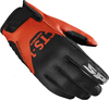 Spidi CTS-1 K3 Guanti da moto,  nero-arancione,  dimensione XL per uomo