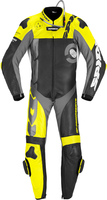 Spidi DP-Progressive Perforated Pro Costume intero in pelle per moto,  nero-giallo,  dimensione 58