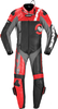 Spidi DP-Progressive Perforated Pro Costume intero in pelle per moto,  nero-rosso,  dimensione 54