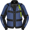 Spidi Enduro Pro Giacca in tessuto da moto,  nero-blu,  dimensione XL per uomo