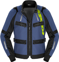 Spidi Enduro Pro Giacca in tessuto da moto,  nero-blu,  dimensione XL per uomo