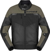 Spidi Equinox Net Windout Giacca tessile moto,  nero-verde,  dimensione M per uomo