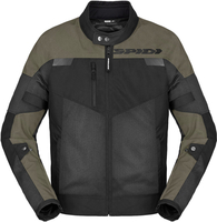 Spidi Equinox Net Windout Giacca tessile moto,  nero-verde,  dimensione M per uomo