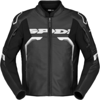 Spidi Evorider 3 Giacca di pelle da moto,  nero-bianco,  dimensione 46 per uomo