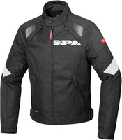 Spidi Flash Evo H2Out Giacca tessile motociclistica,  nero-bianco,  dimensione 2XL per uomo