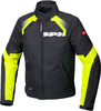 Spidi Flash Evo H2Out Giacca tessile motociclistica,  nero-giallo,  dimensione L