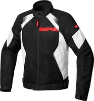 Spidi Flash Evo Net WindOut Giacca tessile motociclistica,  nero-bianco,  dimensione L