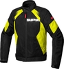 Spidi Flash Evo Net WindOut Giacca tessile motociclistica,  nero-giallo,  dimensione M