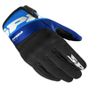 Spidi Flash-KP Guanti Moto Tex,  nero-blu,  dimensione 2XL per uomo