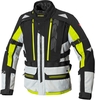 Spidi H2Out Allroad Giacca tessile motociclistica,  nero-grigio-giallo,  dimensione M per uomo
