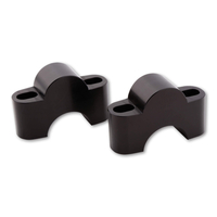 Staffa di bloccaggio LSL aumento 25mm per manubrio Ø28, 6mm,  nero