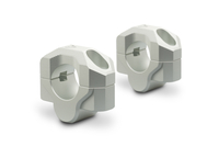 SW-Motech Bar montante per manubrio da 28 mm - Argento da 20 mm. Fresato.,  argento