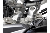 SW-Motech Bar riser - H=20 mm. Silver. Triumph Tiger 800/ 900/ 1200.,  argento