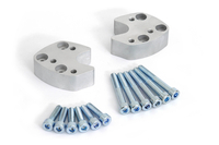 SW-Motech Bar riser - H=27 mm. Silver. Yamaha FJR 1300 (00-05).,  argento