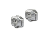 SW-Motech Bar riser per manubrio Ø 22 mm - H=15 mm.,  argento