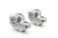 SW-Motech Bar schienale per manubrio Ø 22 mm - H=30 mm. Schienale 21 mm.,  argento